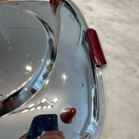 Vintage Mid Century Stainless Steel Serving Dish - Picture 5 of 6